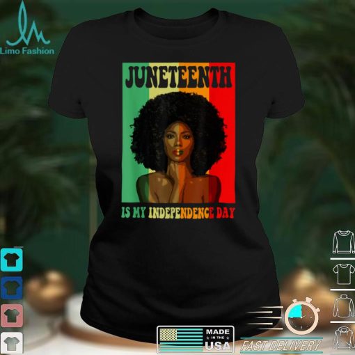 Juneteenth Black Queen Nutritional Facts Afro Women Novelty T Shirt