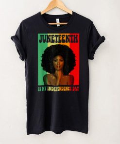 Juneteenth Black Queen Nutritional Facts Afro Women Novelty T Shirt