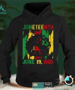 Juneteenth June 19th 1865 Celebration Afro Women Freedom Day T Shirt