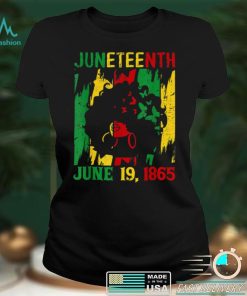 Juneteenth June 19th 1865 Celebration Afro Women Freedom Day T Shirt