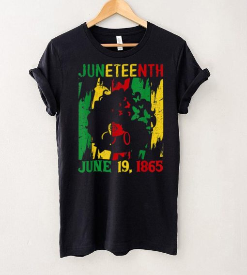 Juneteenth June 19th 1865 Celebration Afro Women Freedom Day T Shirt