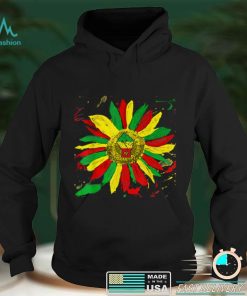 Juneteenth Sunflower African American Black Pride T Shirt tee
