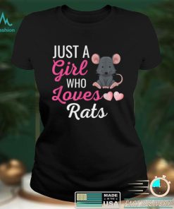 Just A Girl Who Loves Rats Shirt Cute Rat Lover T Shirt tee
