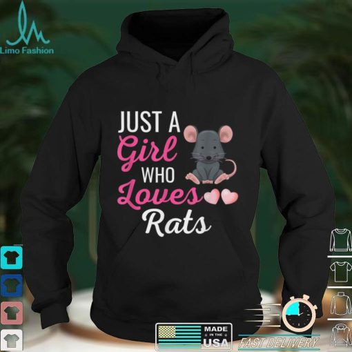 Just A Girl Who Loves Rats Shirt Cute Rat Lover T Shirt tee