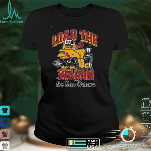 Kansas Jayhawks Load The Wagon For New Orleans 2022 Shirt, KU Final Four March Madness NCAA2022 Shirt Unisex Shirt Hoodie Sweatshirt