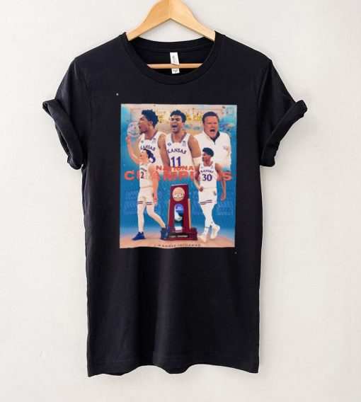 Kansas Jayhawks National Champions 2022 NCAA Divison T Shirt