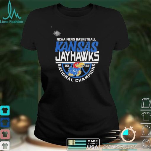 Kansas Jayhawks National Champions 2022 NCAA Men’s Basketball Graphic T Shirt