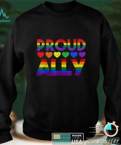 LGBT Friends Proud Ally LGBT Pride Proud Ally Gay Heart Love T Shirt