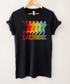 Lacrosse Vintage Retro Lacrosse Stick Sun Gift T Shirt