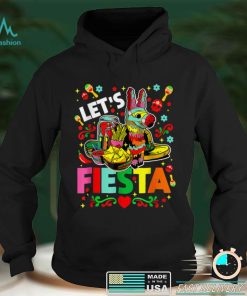 Let's Fiesta Cinco De Mayo Camisa Mexicana Hombre T Shirt tee