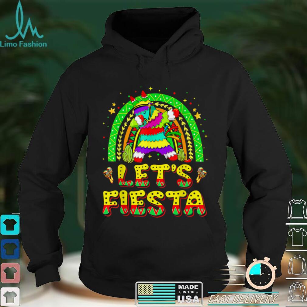 Lets Fiesta Dabbing Donkey Pinata Rainbow Cinco De Mayo 2022 T Shirt