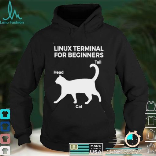 Linux Terminal for beginners shirt