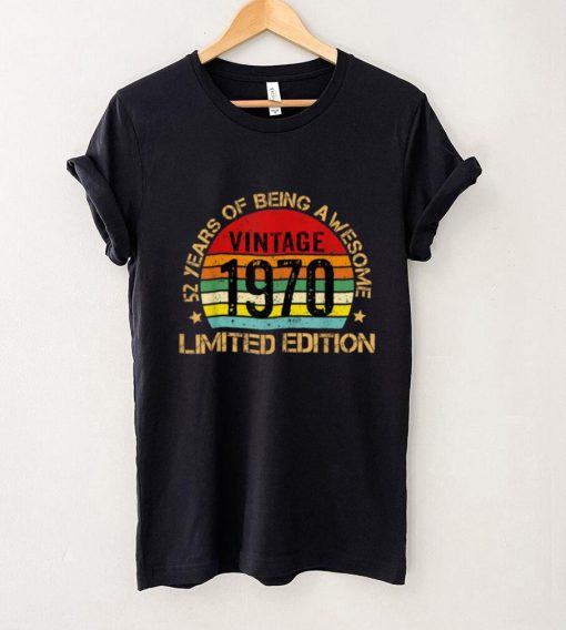 Made In 52 Year Old Gifts vintage 1970 52th Birthday T Shirt tee
