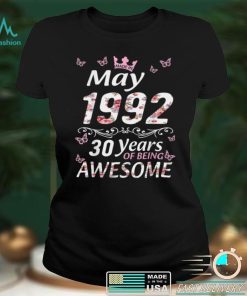 Made In May 1992 30 Years Of Being Awesome Tees Gifts T Shirt