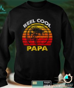 Mens Fathers Day Shirt Dad Daddy Father_s Reel Cool Papa T Shirt