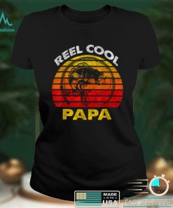 Mens Fathers Day Shirt Dad Daddy Father_s Reel Cool Papa T Shirt