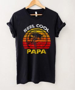 Mens Fathers Day Shirt Dad Daddy Father_s Reel Cool Papa T Shirt