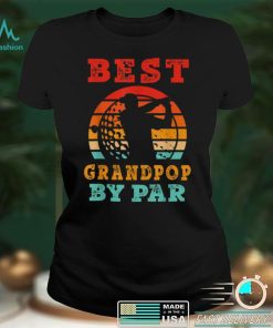 Mens Gift For Fathers Day Tee Best Grandpop By Par Golfing T Shirt