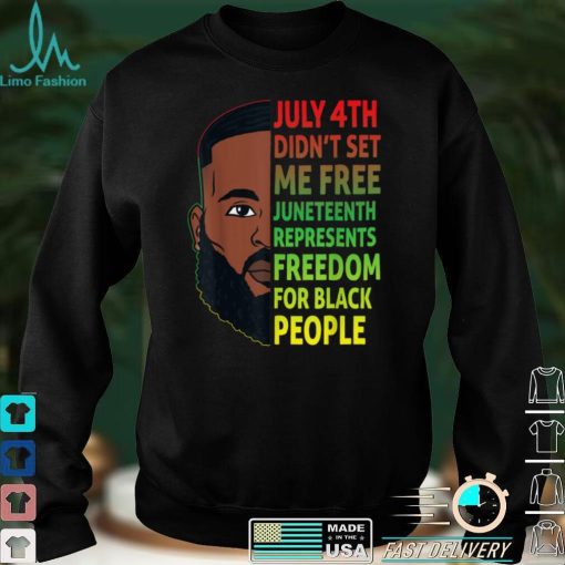 Mens Juneteenth Black King African American Freedom Men T Shirt tee