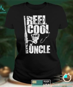 Mens Reel Cool Uncle T Shirt Fishing Father_s Day T Shirt