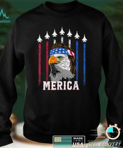 Merica Eagle Mullet 4th Of July Air Force USA Flag Patriotic T Shirt