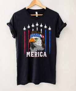 Merica Eagle Mullet 4th Of July Air Force USA Flag Patriotic T Shirt