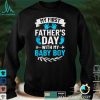 My First Fathers Day Baby Boy Outfit First Time Dad T Shirt (2)