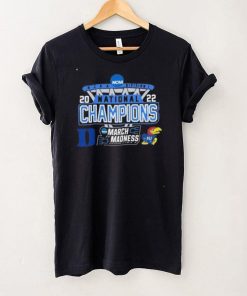 NCAA Kansas And Duke March Madness 2022 Final Four Shirt,Duke Duke Blue Devils Kansas, Jayhawks Champions 2022 Shirt Hoodie Sweatshirt Vneck