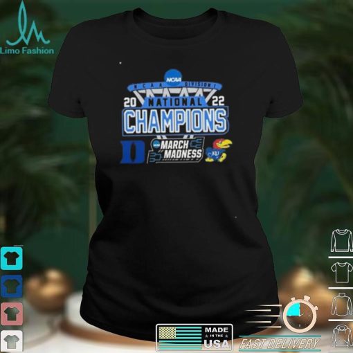 NCAA Kansas And Duke March Madness 2022 Final Four Shirt,Duke Duke Blue Devils Kansas, Jayhawks Champions 2022 Shirt Hoodie Sweatshirt Vneck