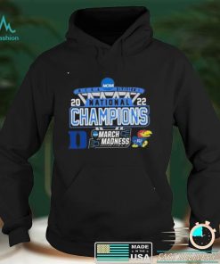 NCAA Kansas And Duke March Madness 2022 Final Four Shirt,Duke Duke Blue Devils Kansas, Jayhawks Champions 2022 Shirt Hoodie Sweatshirt Vneck