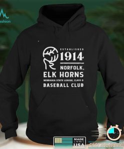Norfolk Elk Horn Nebraska State League shirt