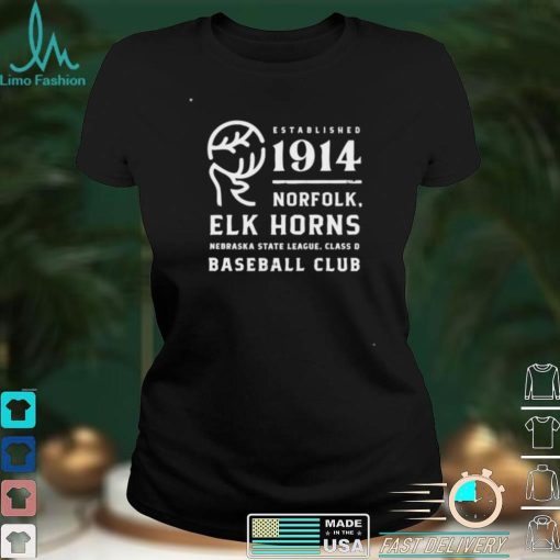 Norfolk Elk Horn Nebraska State League shirt