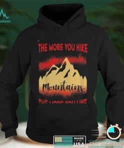 Outdoor colorful hiking graphic camping mountains nature shirt