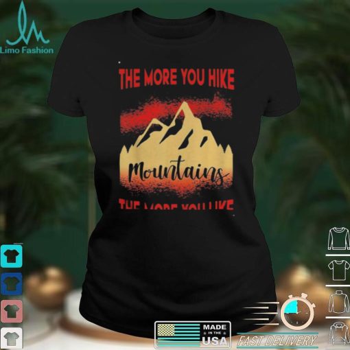 Outdoor colorful hiking graphic camping mountains nature shirt