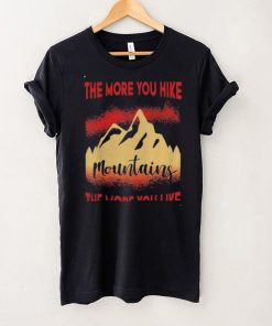 Outdoor colorful hiking graphic camping mountains nature shirt