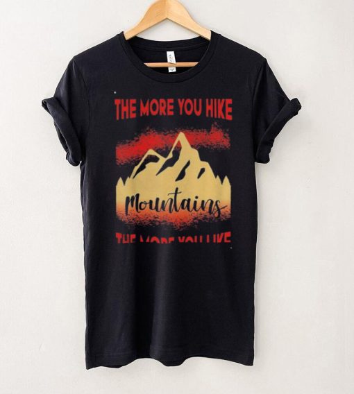 Outdoor colorful hiking graphic camping mountains nature shirt