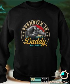 Promoted To Daddy Est 2022 Men Vintage First Time Dad Papa T Shirt