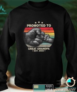 Promoted To Great Grandpa Est 2022 Men First Time Grandpa T Shirt tee