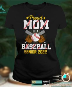 Proud Mom of a 2022 Senior Baseball Player Graduation Grad T Shirt tee