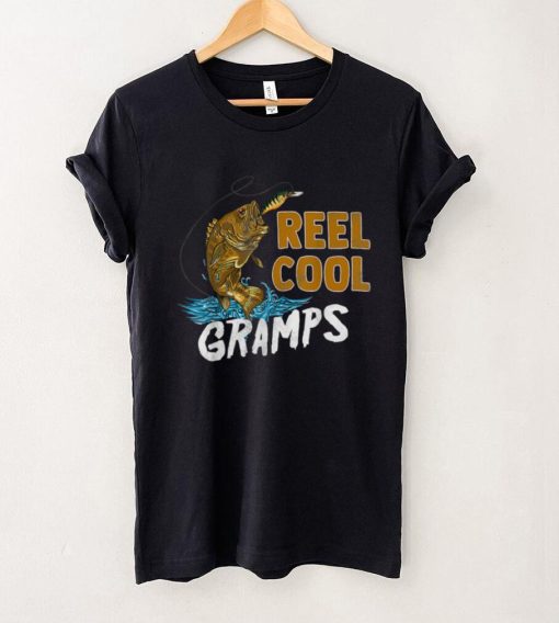 Reel Cool Gramps Fishing Shirts, Fun Fathers Day Fishermen T Shirt