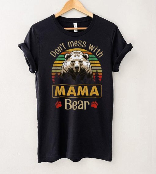 Retro Vintage Don’t Mess with Mama Bear T Shirt sweater shirt