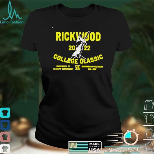 Rickwood 2022 college classic university of Alabama Birmingham vs Birmingham Southern shirt