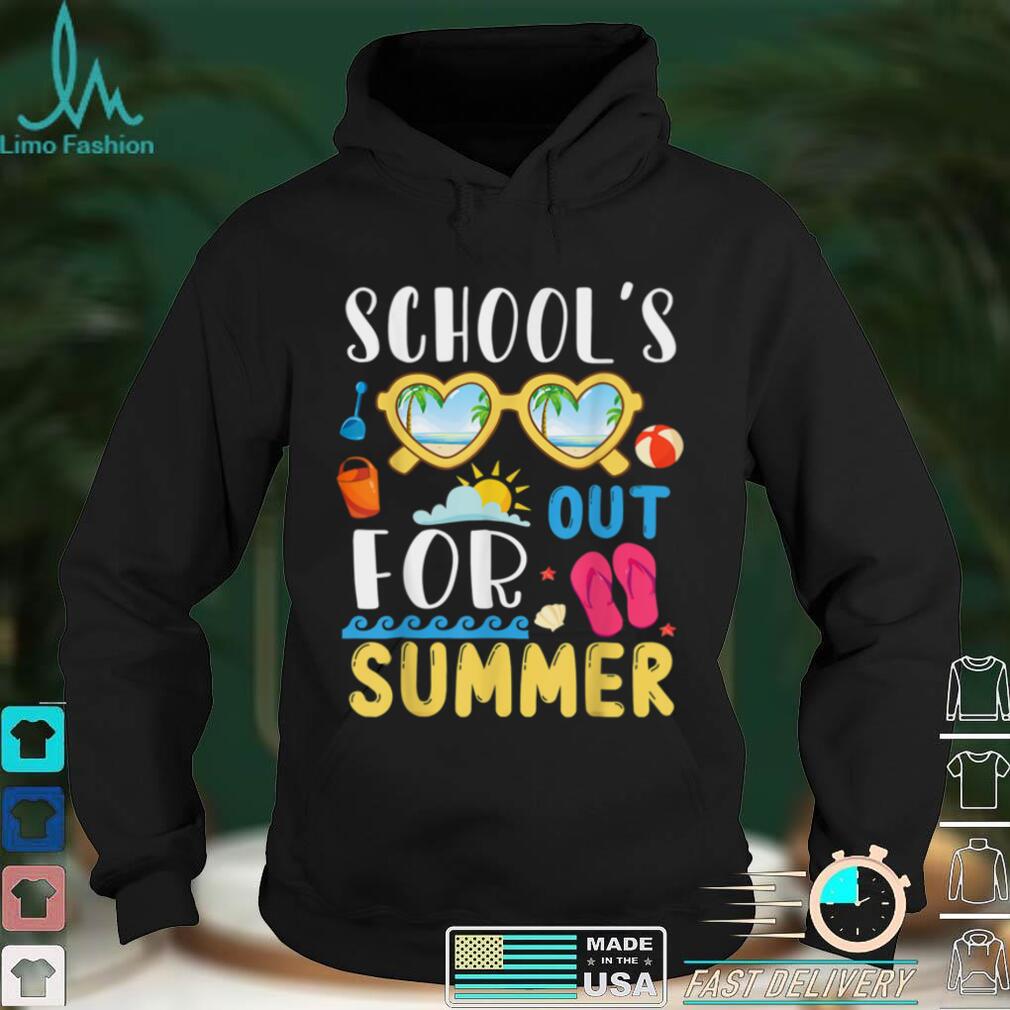 School 's Out For Summer Halidays Teacher Student Senior T Shirt tee