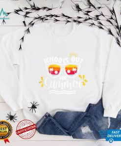 Schools Out For Summer Vintage Sunglasses For Teacher T Shirt