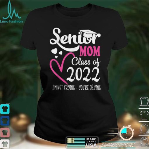 Senior Mom Of A Class Of 2022 Heart School Graduation T Shirt tee