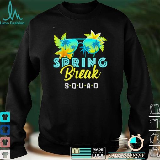 Spring Break Squad Retro Holiday Vacation Family Matching T Shirt