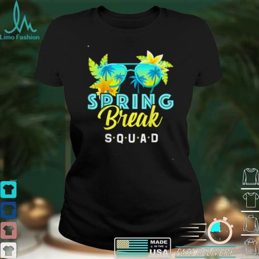 Spring Break Squad Retro Holiday Vacation Family Matching T Shirt