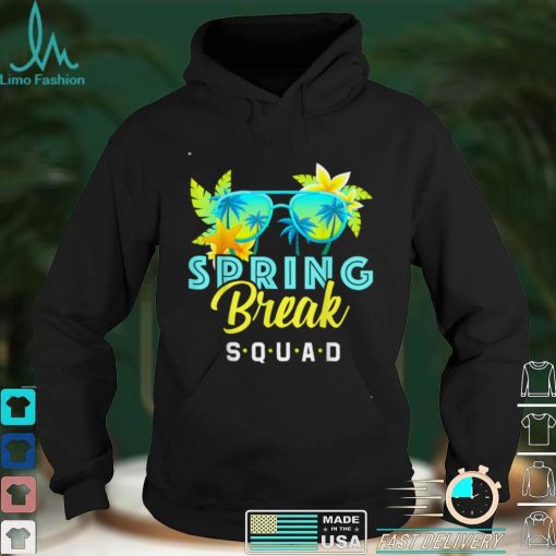 Spring Break Squad Retro Holiday Vacation Family Matching T Shirt