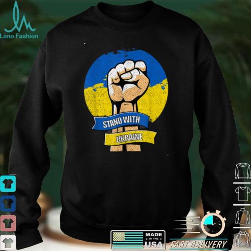 Stand With Ukraine Support Vintage T Shirt