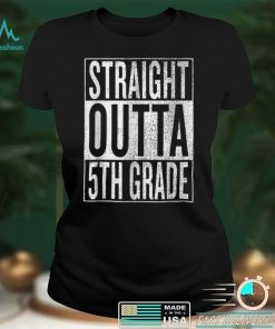 Straight Outta 5th Grade Great Graduation Gif T Shirt sweater shirt